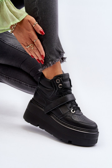 Zazoo 3450 Leer Sneakers model schoenen Dames zInart 2