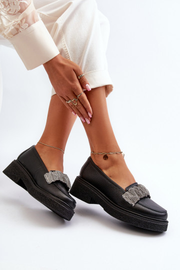 Zazoo 3419 dames mocassins Leer Met decoratieve streep zInart 2