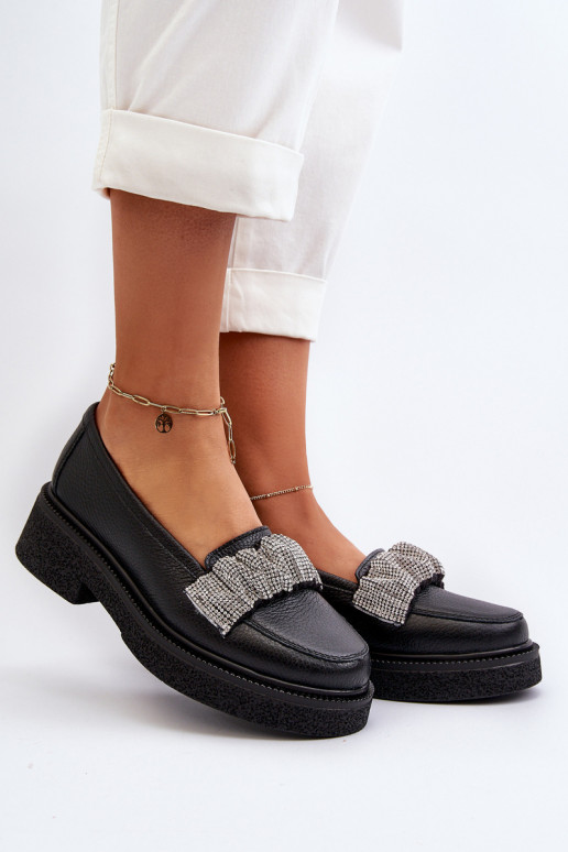 Zazoo 3419 dames mocassins Leer Met decoratieve streep zInart Zazoo 3419 dames mocassins Leer Met decoratieve streep zInart