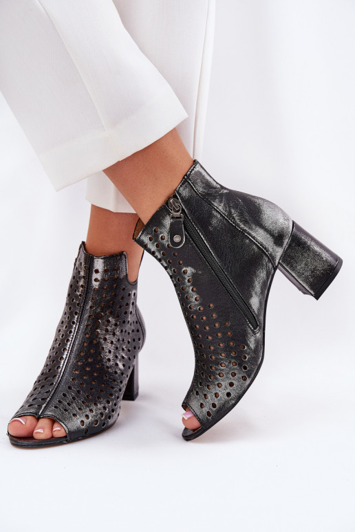 Leer OpengeInerkte laarzen Het heeftciejka 05420-01 zInart Leer OpengeInerkte laarzen Het heeftciejka 05420-01 zInart