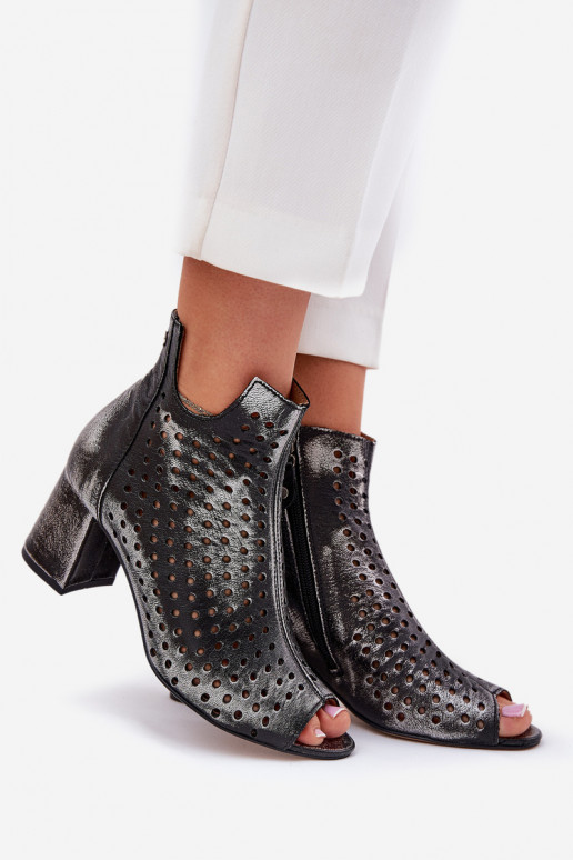 Leer OpengeInerkte laarzen Het heeftciejka 05420-01 zInart Leer OpengeInerkte laarzen Het heeftciejka 05420-01 zInart