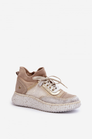 van suède schoenen Dames Het heeftciejka 06405-04 beige 2
