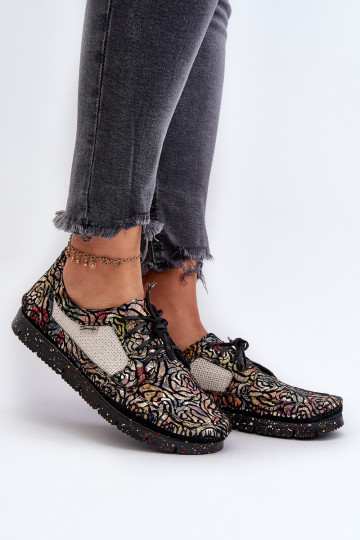 Patroon dames schoenen Tai turiciejka 06347-01 in zwarte kleur