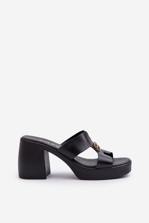 Zazoo 40419 Leren pantoffels Dames Met uitsparingen En Decoratie zInart Zazoo 40419 Leren pantoffels Dames Met uitsparingen En Decoratie zInart