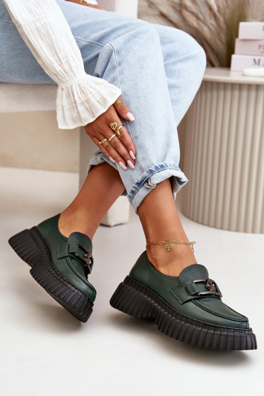 Zazoo 20176 schoenen dames mocassins Gemaakt van natuurlijk leer kaki kleuren Zazoo 20176 schoenen dames mocassins Gemaakt van natuurlijk leer kaki kleuren