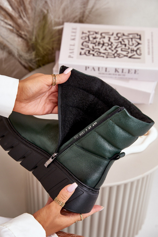 Zazoo 60512 Dameslaarzen van echt leer Opar het kasteel Inarm met vilt kaki kleuren Zazoo 60512 Dameslaarzen van echt leer Opar het kasteel Inarm met vilt kaki kleuren