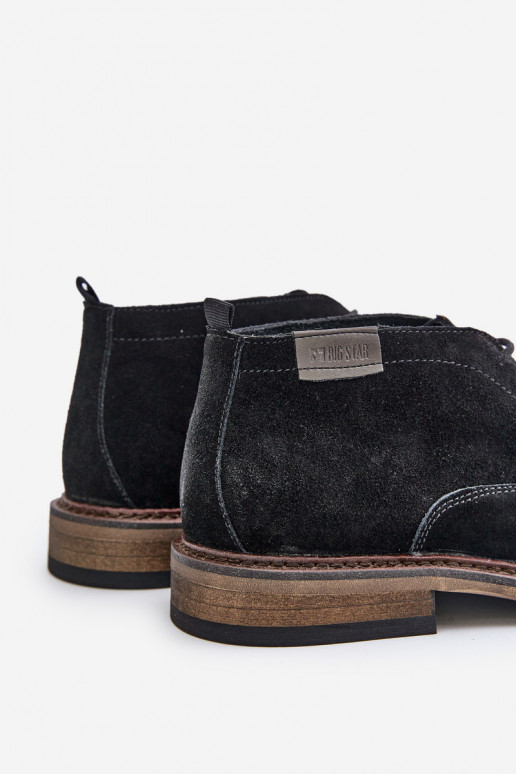 Suede schoenen Het heeftnnen met veters Big Star OO174146 zInart