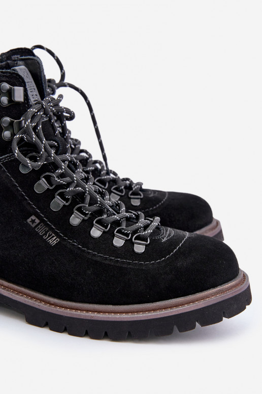 van suède opInarmen Laarzen schoenen Het heeftnnen Big Star OO174643 Hi-Poly System zInart van suède opInarmen Laarzen schoenen Het heeftnnen Big Star OO174643 Hi-Poly System zInart