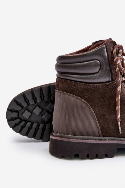 van suède opInarmen Laarzen schoenen Het heeftnnen Big Star OO174644 Hi-Poly System bruine kleur van suède opInarmen Laarzen schoenen Het heeftnnen Big Star OO174644 Hi-Poly System bruine kleur