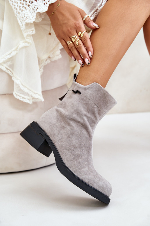 opInarmen DameslaarzenOpturalnego van suèdeu Opar het kasteel grijs Vinceza 66696