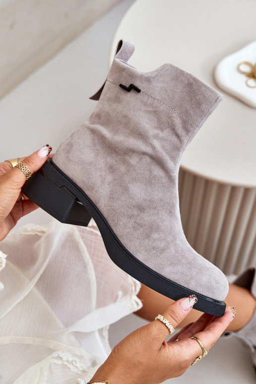 opInarmen DameslaarzenOpturalnego van suèdeu Opar het kasteel grijs Vinceza 66696