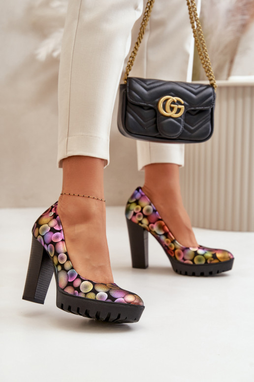 Leer Schoenen met hakken Het heeftciejka 02629-39 Verschillende kleuren Leer Schoenen met hakken Het heeftciejka 02629-39 Verschillende kleuren