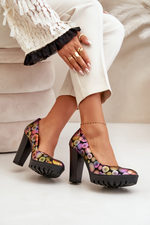 Leer Schoenen met hakken Het heeftciejka 02629-39 Verschillende kleuren Leer Schoenen met hakken Het heeftciejka 02629-39 Verschillende kleuren