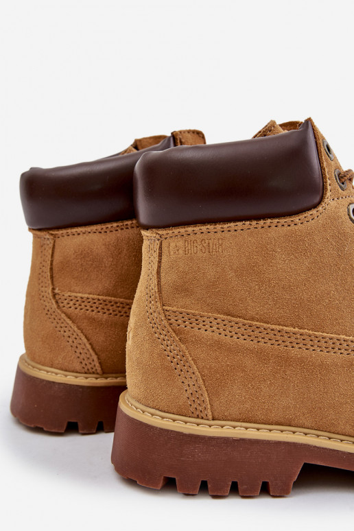 van suède opInarmen schoenen Het heeftnnen Big Star OO174136 HI-POLY SYSTEM bruine kleur van suède opInarmen schoenen Het heeftnnen Big Star OO174136 HI-POLY SYSTEM bruine kleur