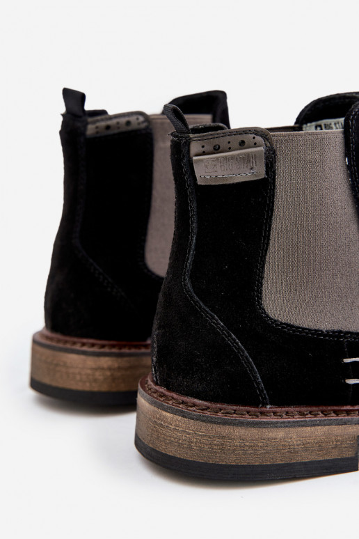 van suède stijlvolle laarzen Het heeftnnen Big Star OO174154 zInart van suède stijlvolle laarzen Het heeftnnen Big Star OO174154 zInart