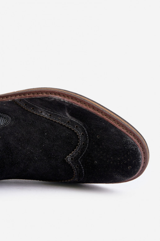 van suède Het heeftnnen stijlvolle laarzen Big Star OO174192 zInart van suède Het heeftnnen stijlvolle laarzen Big Star OO174192 zInart