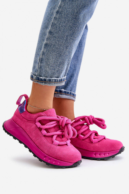 van suède Sneakers model schoenen DamesGrubym Vetersluitingm Artiker 54C1461 roze van suède Sneakers model schoenen DamesGrubym Vetersluitingm Artiker 54C1461 roze