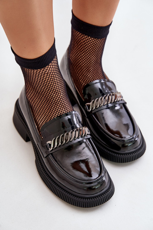 Dames Gelakte mocassins Mocassins met ornamenten D&A LZ42-030 zInart Dames Gelakte mocassins Mocassins met ornamenten D&A LZ42-030 zInart