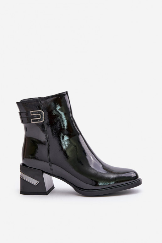 met lakeffect Laarzen met hakken opInarmen MR880-093 zInart met lakeffect Laarzen met hakken opInarmen MR880-093 zInart