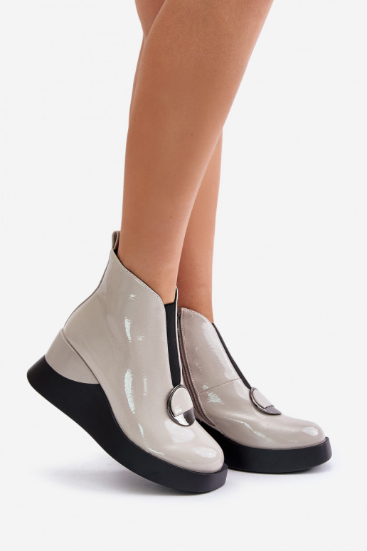 met lakeffect Laarzen Op de INig opInarmen D&A MR880-136 grijs met lakeffect Laarzen Op de INig opInarmen D&A MR880-136 grijs