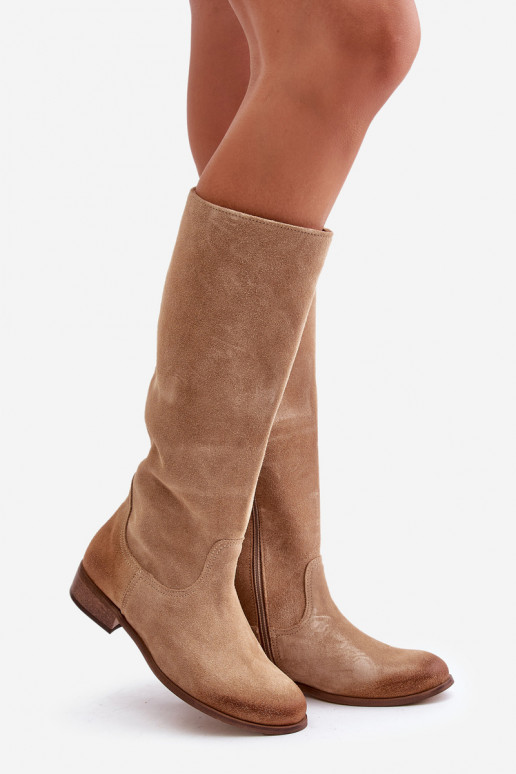 van suède dameslaarzen HalverInege de kuit Opar het kasteel LeInski 3616 beige van suède dameslaarzen HalverInege de kuit Opar het kasteel LeInski 3616 beige