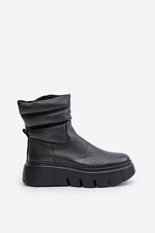 Zazoo 60512 Dameslaarzen van echt leer Opar het kasteel Inarm met vilt zInart