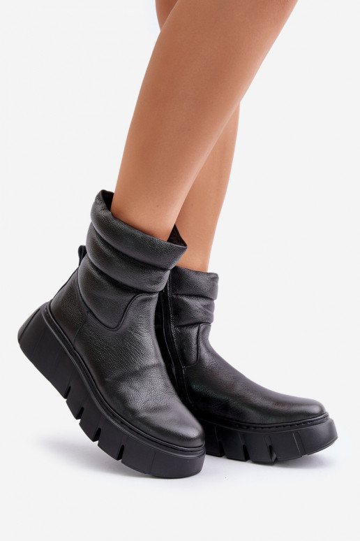 Zazoo 60512 Dameslaarzen van echt leer Opar het kasteel Inarm met vilt zInart