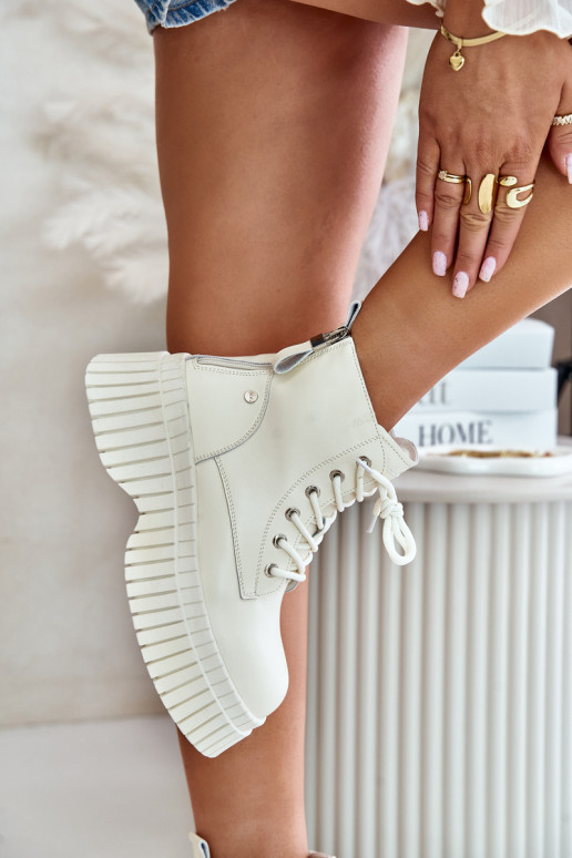 opInarmen Leer Laarzen schoenen met trendy massieve zolen GOE OO2N4127ivoor opInarmen Leer Laarzen schoenen met trendy massieve zolen GOE OO2N4127ivoor