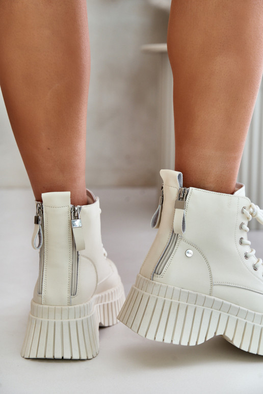 opInarmen Leer Laarzen schoenen met trendy massieve zolen GOE OO2N4127ivoor opInarmen Leer Laarzen schoenen met trendy massieve zolen GOE OO2N4127ivoor