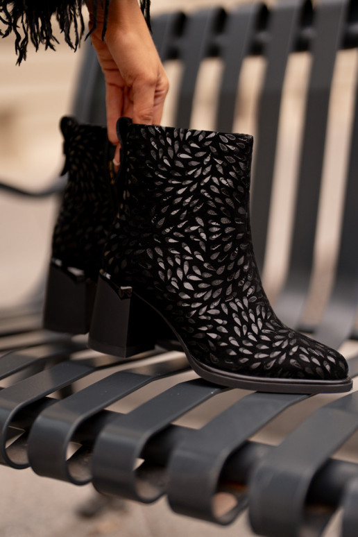 Suède laarzen Met sierlijk Tłoczeniem D&A CR42-192 zInart