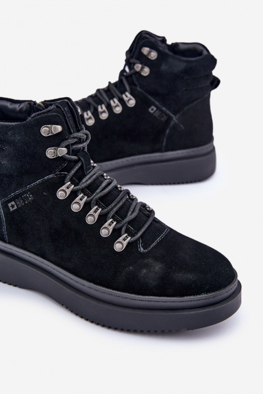 van suède schoenen Het heeftnnen opInarmen Big Star OO174187 zInart van suède schoenen Het heeftnnen opInarmen Big Star OO174187 zInart