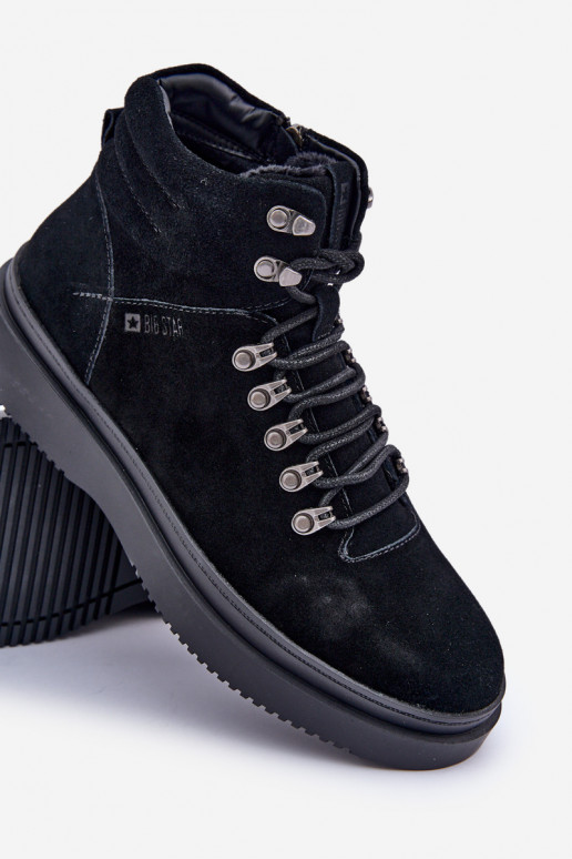 van suède schoenen Het heeftnnen opInarmen Big Star OO174187 zInart van suède schoenen Het heeftnnen opInarmen Big Star OO174187 zInart