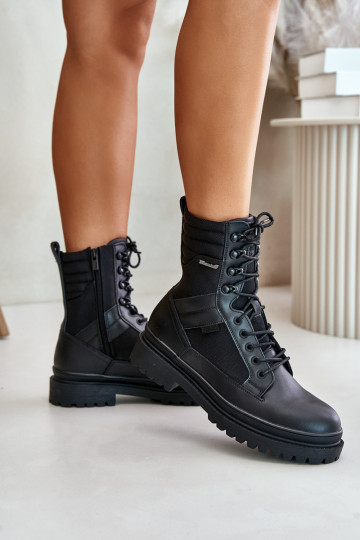 Leer schoenen Laarzen Het heeftnnen opInarmen Big Star OO174164 zInart