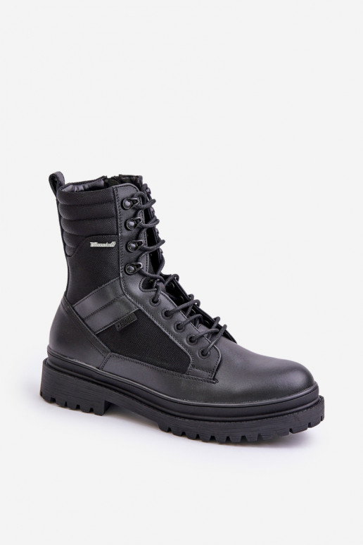 Leer schoenen Laarzen Het heeftnnen opInarmen Big Star OO174164 zInart Leer schoenen Laarzen Het heeftnnen opInarmen Big Star OO174164 zInart