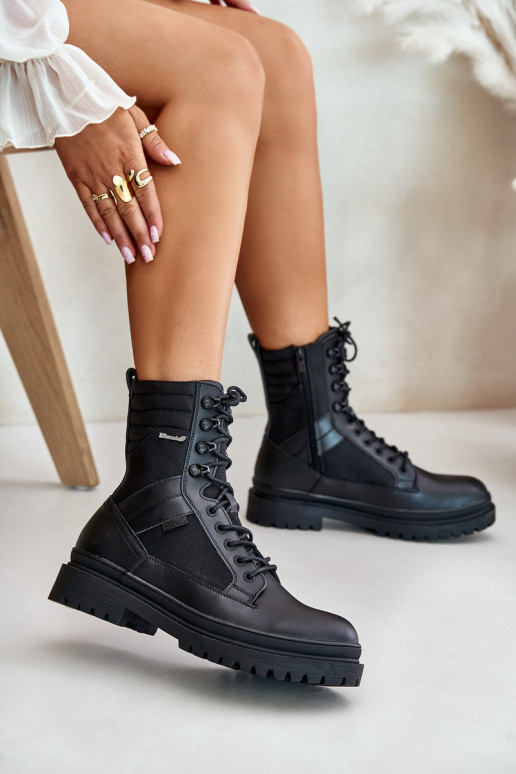 Leer schoenen Laarzen Het heeftnnen opInarmen Big Star OO174164 zInart Leer schoenen Laarzen Het heeftnnen opInarmen Big Star OO174164 zInart