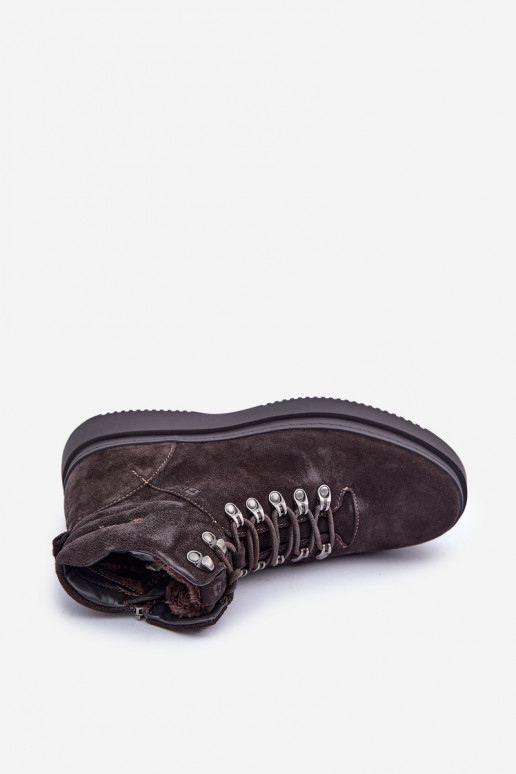 van suède schoenen Het heeftnnen opInarmen Big Star OO174189 bruine kleur van suède schoenen Het heeftnnen opInarmen Big Star OO174189 bruine kleur