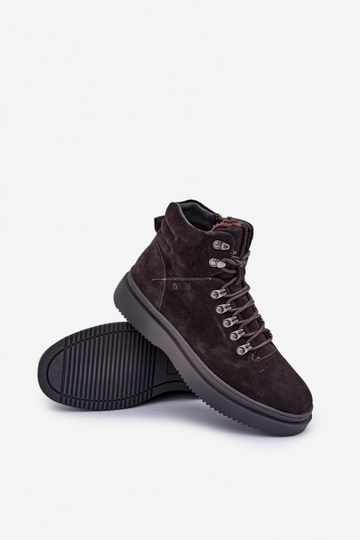 van suède schoenen Het heeftnnen opInarmen Big Star OO174189 bruine kleur van suède schoenen Het heeftnnen opInarmen Big Star OO174189 bruine kleur