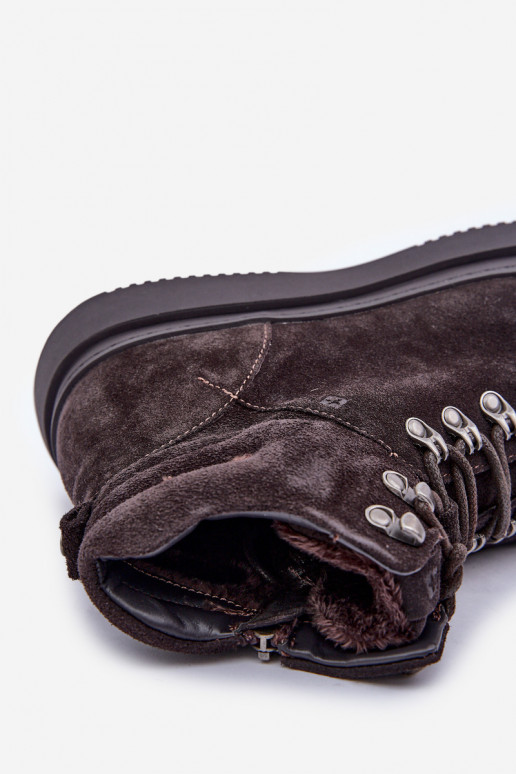 van suède schoenen Het heeftnnen opInarmen Big Star OO174189 bruine kleur van suède schoenen Het heeftnnen opInarmen Big Star OO174189 bruine kleur