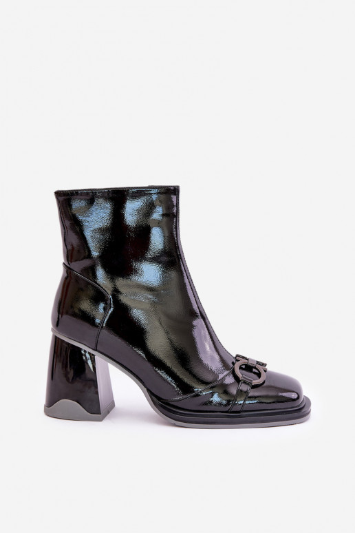 met lakeffect INarme laarzen op de hiel met ornamenten D&A MR880-021 zInart met lakeffect INarme laarzen op de hiel met ornamenten D&A MR880-021 zInart