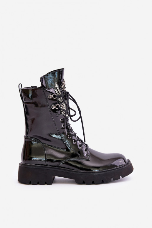 met lakeffect Enkellaarsjes voor Inerknemers Met Decoratie opInarmen D&A MR880-080 zInart met lakeffect Enkellaarsjes voor Inerknemers Met Decoratie opInarmen D&A MR880-080 zInart