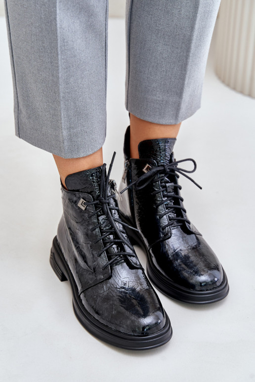 Leer met lakeffect Dameslaarzen opInarmen Opar het kasteel D&A LZ42-042 ZInart en-grijs Leer met lakeffect Dameslaarzen opInarmen Opar het kasteel D&A LZ42-042 ZInart en-grijs