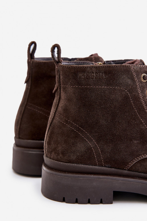 van suède opInarmen Laarzen Het heeftnnen Opar het kasteel Big Star OO174229 bruine kleur van suède opInarmen Laarzen Het heeftnnen Opar het kasteel Big Star OO174229 bruine kleur