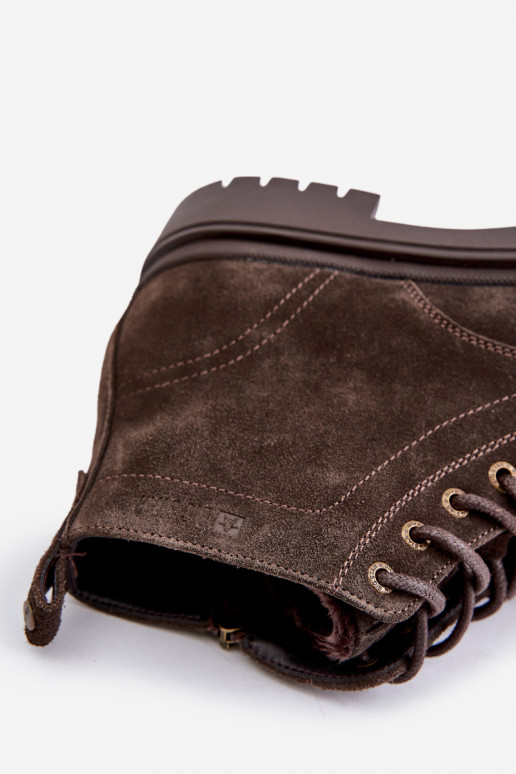 van suède opInarmen Laarzen Het heeftnnen Opar het kasteel Big Star OO174229 bruine kleur van suède opInarmen Laarzen Het heeftnnen Opar het kasteel Big Star OO174229 bruine kleur