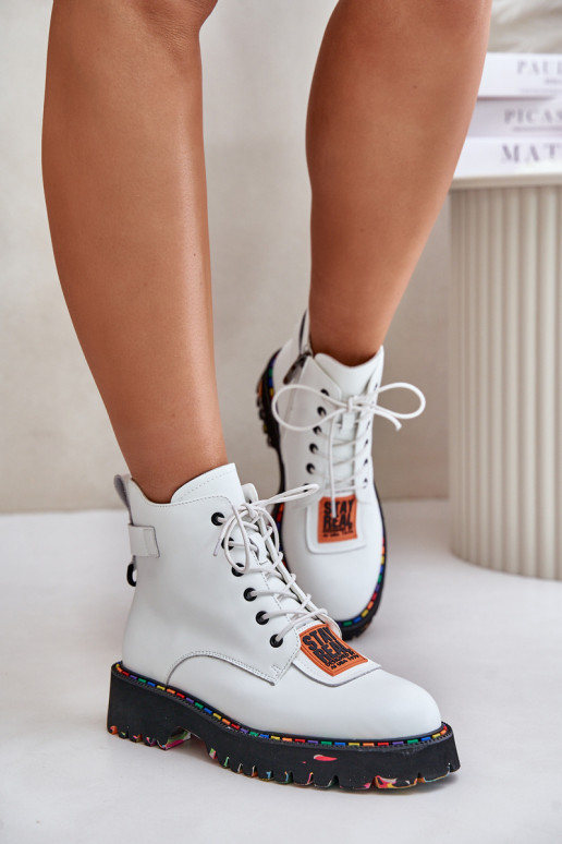 Leer Laarzen schoenen Dames Opar het kasteel Artiker 55C0515 Initte kleur