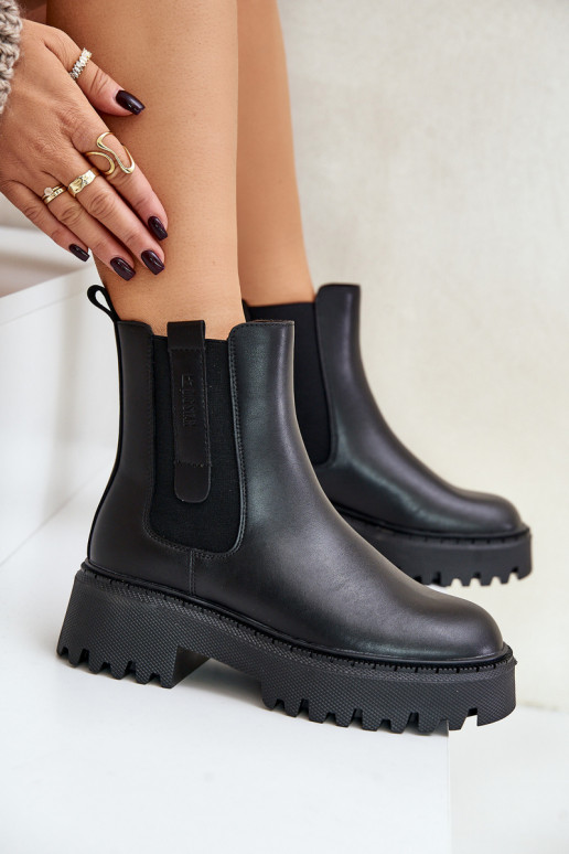 Leer opInarmen stijlvolle laarzen Dames Big Star OO274A386 zInart Leer opInarmen stijlvolle laarzen Dames Big Star OO274A386 zInart