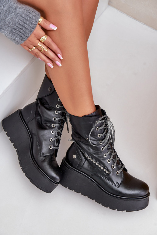 Leer Enkellaarsjes voor Inerknemers met platform I Koturnie Het heeftciejka 06676-01 zInart