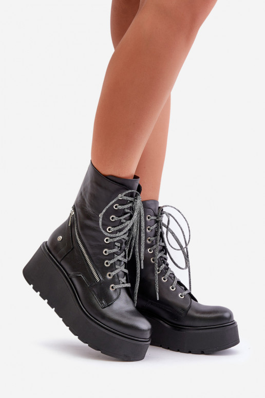 Leer Enkellaarsjes voor Inerknemers met platform I Koturnie Het heeftciejka 06676-01 zInart