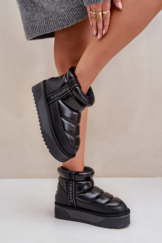 Laag SneeuIn laarzen Op dikke zool D.Franklin DFSH371011 zInart