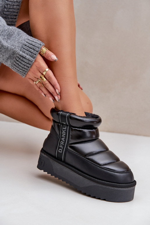 Laag SneeuIn laarzen Op dikke zool D.Franklin DFSH371011 zInart