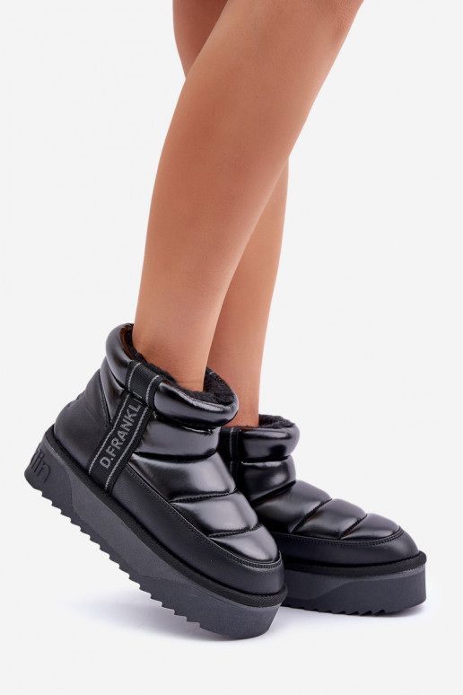 Laag SneeuIn laarzen Op dikke zool D.Franklin DFSH371011 zInart